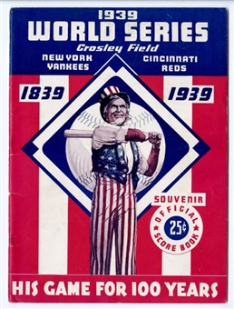 1939 World Series Program – New York Yankees at Cincinnati Reds   